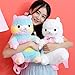 Alpacasso 3D Cute Plush Animal Backpack Rainbow Alpaca Llama Bag Stuffed Animal Doll Toddler Backpack Children Schoolbag . (Rainbow)