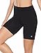 Champion Women's Power Cotton Bike Shorts, Black, M