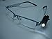 SCREWDRIVER or EYEGLASS LED FLASHLIGHT Clip on Blister to see in DARK PLACES