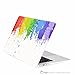 TOP CASE – 2 in 1 Bundle Deal Air 13-Inch Paint Splash Rubberized Hard Case and Two Keyboard Covers for MacBook Air 13