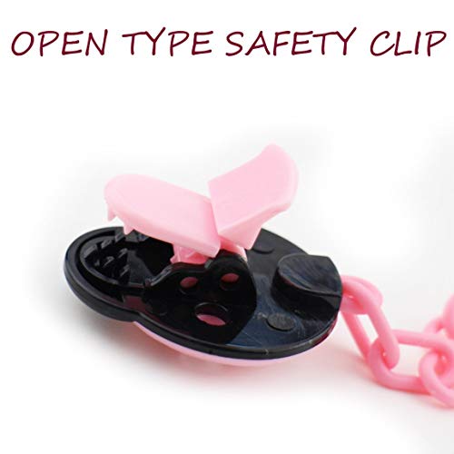 Safety Food Grade Silicone Baby Pacifier Mouth Infant Toddler Baby Soother Teether Funny Feeding Nipple with Anti-Drop Chain