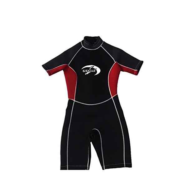 USApnea-Womens-2mm-Shorty-Wetsuit-BlackRed