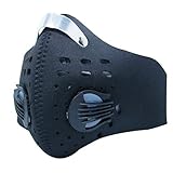 Dustproof Mask Activated Carbon Filtration Exhaust Gas Anti Pollen Allergy PM2.5 N99 Face Mask for Running Cycling and Other Outdoor Activities