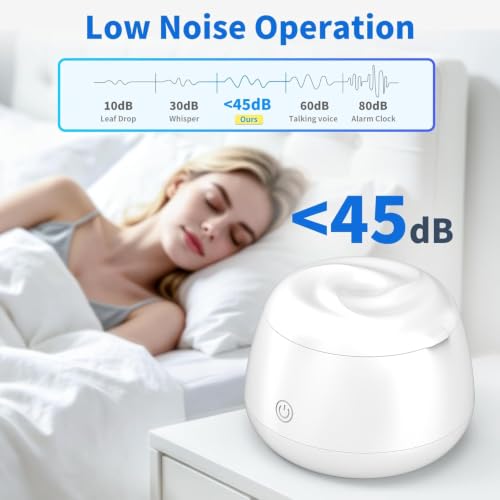 TQQ Ultrasonic Teeth Cleaner 48000 Hz, UV Dental Bite Cleaner, Dental Bite Cleaning 200 ml for Dental Dentures, Aligners, Stoppers, Mouthguards, Splints and Jewelry