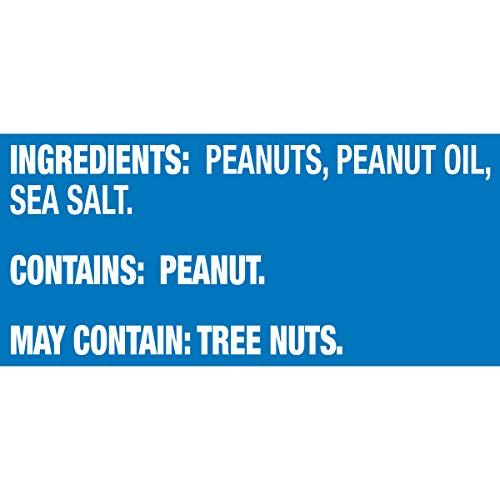 PLANTERS DRY ROASTED PEANUTS, PLANT-BASED PROTEIN, LIGHTLY SALTED, PEANUT SNACK, 16 OZ JAR