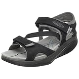 MBT Women’s Katika Sandal,Black,41 EU / 10-10.5 M US, Shoes Direct