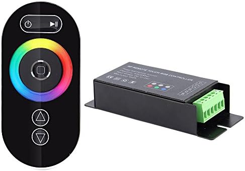 IWISHLIGHT 7 Colors Backlit Touch Five Key RF Remote Touch Screen Dimmer RGB Controller for 5050 3528 5630 RGB Flexible LED Strip Light