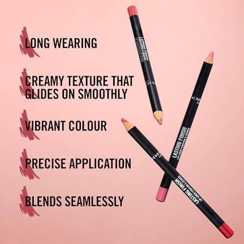 Rimmel london delineador labial lasting finish, delineador labial, tom 120 - 21 g
