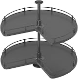 FittingsCo 3/4 Carousel Kitchen Corner Cabinet 740mm Diameter Anthracite view 2