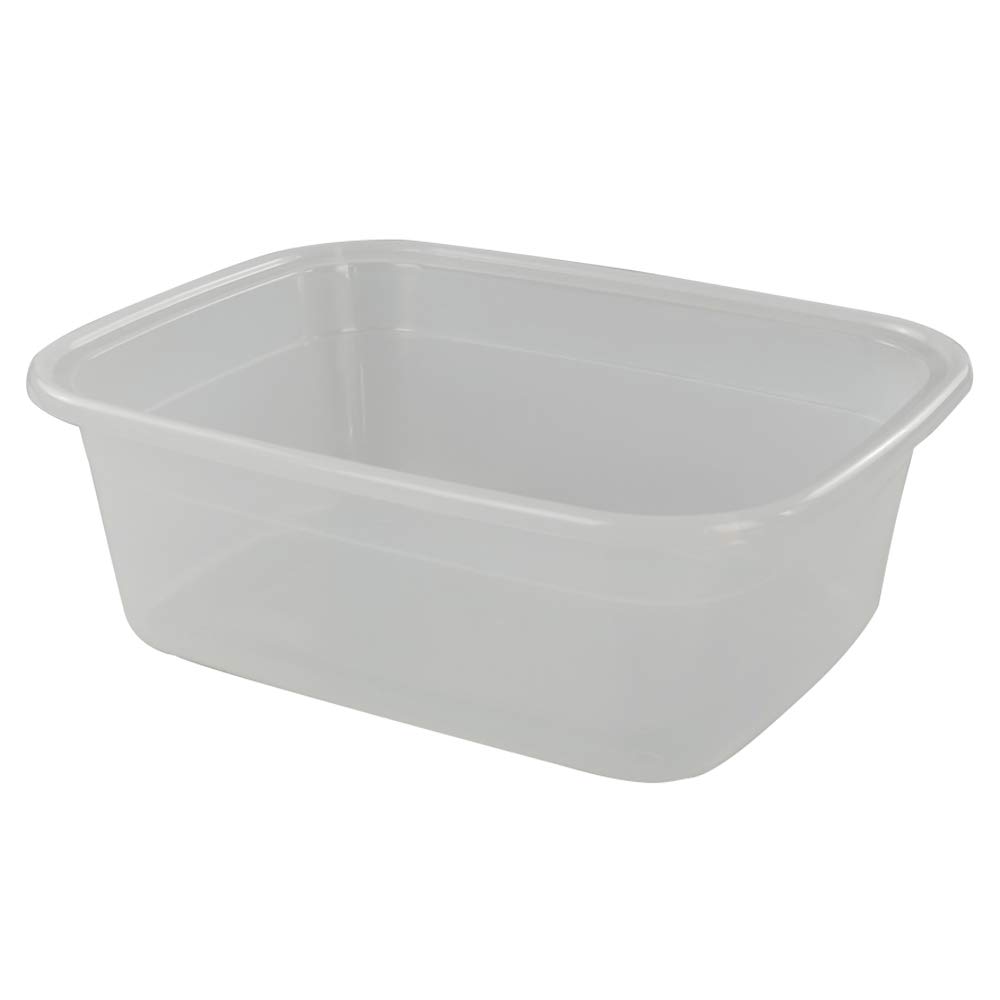 Ordate 17 L Plastic Washing up Bowl Basin, 42.5cm x 33.1cm x 14.5cm, 1 Pack, F