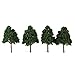 MagiDeal 25pcs Miniature Plastic Trees for Model Railways N Scale Train Layouts 1:150