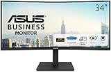ASUS 34" Ultrawide Curved USB-C Docking Monitor VA34VCPSN QHD 100Hz Adaptive view 1