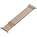 Apple Watch Band, with Unique Magnet Lock, JETech 38mm Milanese Loop Stainless Steel Bracelet Strap Band for Apple Watch 38mm All Models No Buckle Needed - Rose Gold