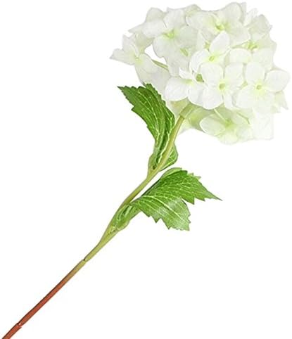 1 Bouquet Artificial Flower Craft Hydrangea Party Wedding Bridal Plastic Decor (White)
