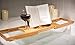 Zenheim Luxurious Bamboo Bathtub Caddy/Tray with Extendable Sides