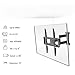 WALI TV Wall Mount Bracket Full Motion Articulating Extend Arm for Most 23-55 inches LED, LCD, OLED Flat Screen TVs up to 99lbs VESA 400x400mm with Tilting for Display (FTM-1), Black