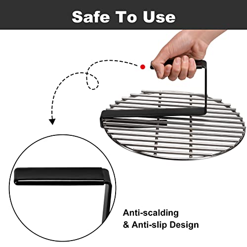 PIQUEBAR Plate Setter Lifter Big Green Egg Accessories Heat Deflector