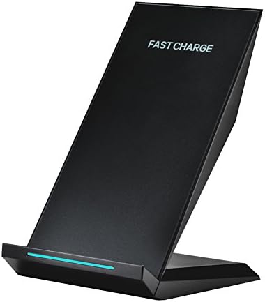 Fast Wireless Charger, Szeshine Qi Wireless Charger Stand for Samsung Note 5, Galaxy S7 S7 Edge S6 Edge Plus Note 7 and All Qi Enabled Devices,Black