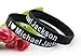 GoodBZ 6pcs I Love Michael Jackson Silicone Wristbands Bracelets,1D Wristbands