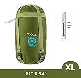 Sleeping Bag by Tooge, Mummy/Envelope Sleeping Bag Portable Compact Lightweight Waterproof Sleeping Bag for Adult, Women, Men, Backpacking, Camping, Hiking, Travel, Outdoor, Indoor