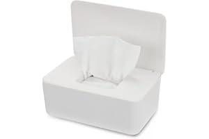 NOVWANG Wipes Dispenser Large Capacity Baby Wipes Holders Case Keeps Wipes Fresh Wipes Container with Silicone Non-Slip Pad, 