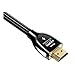 AudioQuest Pearl 0.6m (1.96 ft.) Black/White HDMI Digital Audio/Video Cable with Ethernet Connection