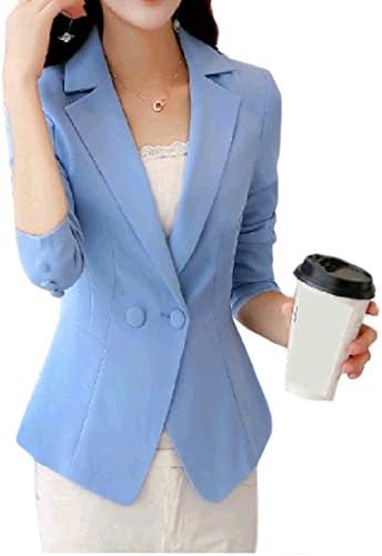 Andopa Womens Elegent Premium Office Oversize Blazer Jacket Suits