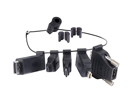 Digitalinx DL-AR Liberty Universal HDMI Adapter Ring Complete Assebly with 5 Adapters - Mutiples (2 Pack)