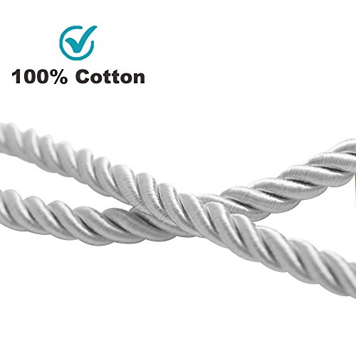 image for RYB HOME Ropes for Window Curtains Panels - Tie Backs Long Loop with B