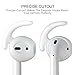3 Pairs AirPods Ear Hooks Covers Compatible with Apple AirPods 1 & 2, Xoomz Anti-Slip EarPods/Earbuds/Ear Hooks for Apple AirPods 1 & 2 - White