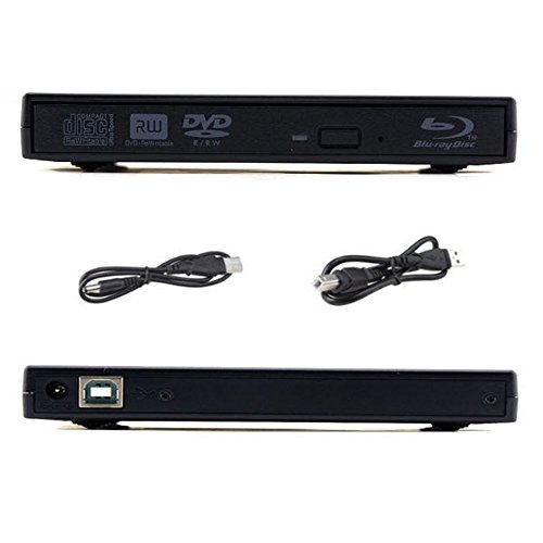 External blu-ray DVD Drive for PC Computer USB 2.0 DVD Player CD Burner BD-ROM DVD/CD-RW Support Super-Laptop Desktop Notebook PC - Thumbnail 3