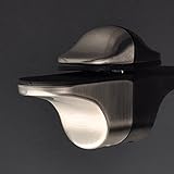 KES HSB304-2-P2 Solid Metal Adjustable Wood/Glass Shelf Bracket Wall Mount 2 Pcs or One Pair, Brushed Nickel
