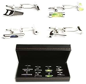 Tractor Pair Cufflinks In A Presentation Gift Box & Polishing Cloth - CX11OYA9T9V