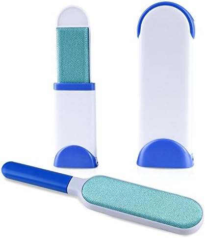 Pet Fur, Hair &amp; Lint Remover for Clothing, Furniture, Bed, Home - Reusable &amp; Economic Self-Cleaning Design with Travel Size by RothMoon