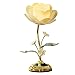 Collections Etc. Lotus Flower Touch Lamp, Table Lamp with Lotus Design, Yellow