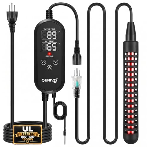 QENIVO 1500W Immersion Water Heater