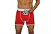 Speakeasy Briefs: Men's Stash Underwear with a Secret Front Pocket (Large, Red)