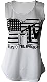MyMixTrendz - Womens MTV Music Television Print Vest Top T-Shirt