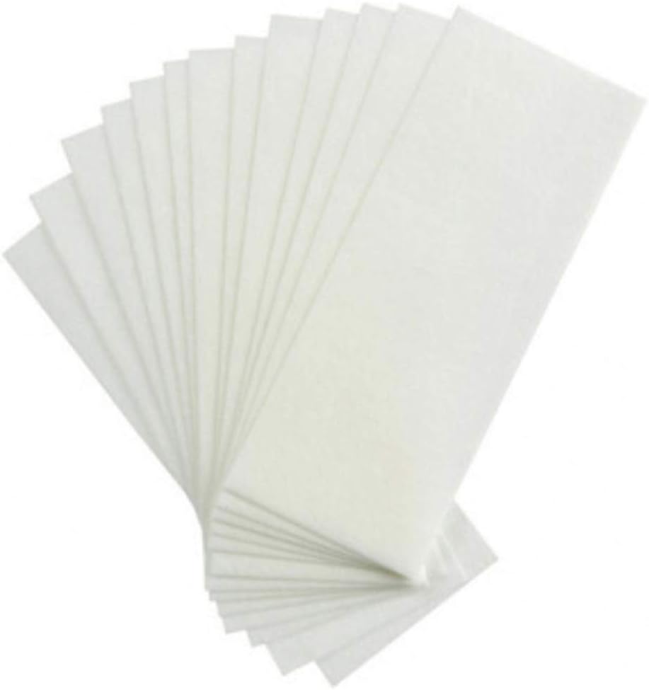 Durable 100 Pcs Non-Woven Strips Hair Removal Waxing Strips Facial Body Epilating Wax Paper Cost-Effective and Durable