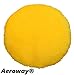 Aeroway 35cm Emoji Sleep Emoticon Yellow Round Cushion Pillow Stuffed Plush Soft Toy