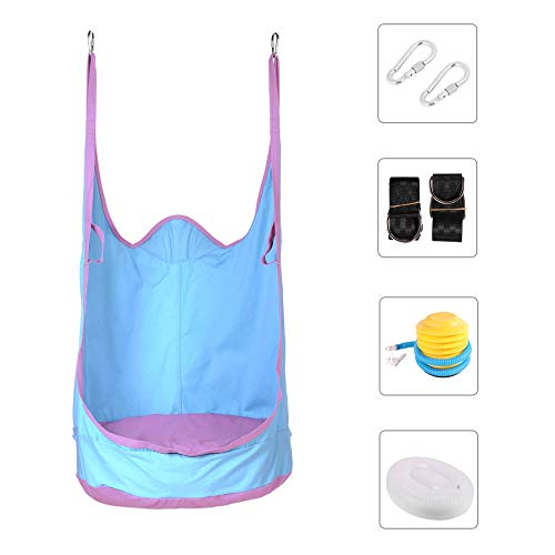 image for CO-Z Kids Pod Swing Seat Child Hanging Hammock Chair Indoor Outdoor Ki