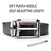 Belts for Men Genuine Reversible Leather Belt With Removable Buckle Width 1.31