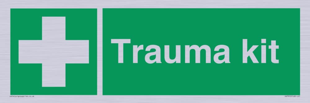 Trauma kit Sign - 450x150mm - L41