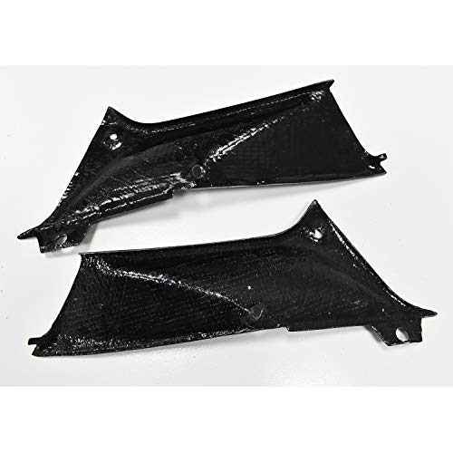 Wotefusi Motorcycle Fairing Tank Side Cover Trim Panels Carbon Fiber for Yamaha R1 2002 2003 - Thumbnail 4