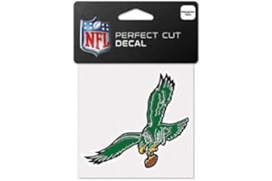 WinCraft Philadelphia Eagles NFL Retro Decal 4x4 Perfect Cut Color