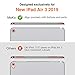 MoKo Case Fit iPad Air 3rd Generation 10.5 Inch 2019, Slim Lightweight Smart Shell Stand Cover with Translucent Frosted Back Protector Fit iPad Air 3, Auto Wake/Sleep,Rose Gold