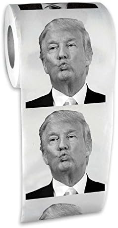 dfnbrhg 1 pcs Home Toilet Paper Roll Donald Trump Toilet Tissue Soft Printed Novelty Funny Gift by