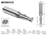 Yonico 31251-SC Yonico 31251-SC CNC Router Bit Up Cut Solid Carbide 3/8