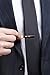 Tie Bar Clip Set for Men -[6 Pc]- Pinch / Hold Classic Regular Ties - Gift Box