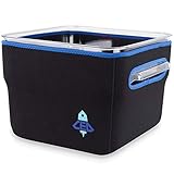 CED Sous Vide Container Sleeve Compatible With Cambro Camwear 12 Quart - Sous Vide Container Neoprene Cover - Premium Quality - Protects Work Surface - Foldable & Easy To Clean - Saves Time & Electricity
